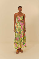 saia recortes estampada flor de borboleta