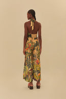 macacão estampado mata tropical